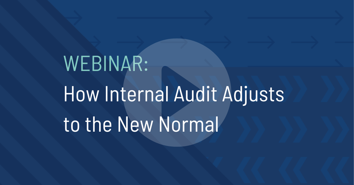 Internal Audit New Normal Featured Webinar