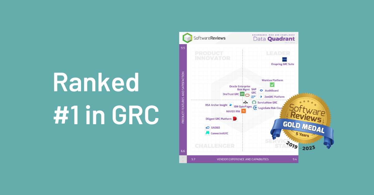 Onspring Ranked #1 in GRC Get the Report