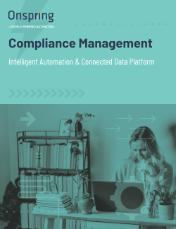 Dig into the details of Onspring's compliance management software