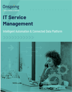 Onspring ITSM Solution Brief Cover