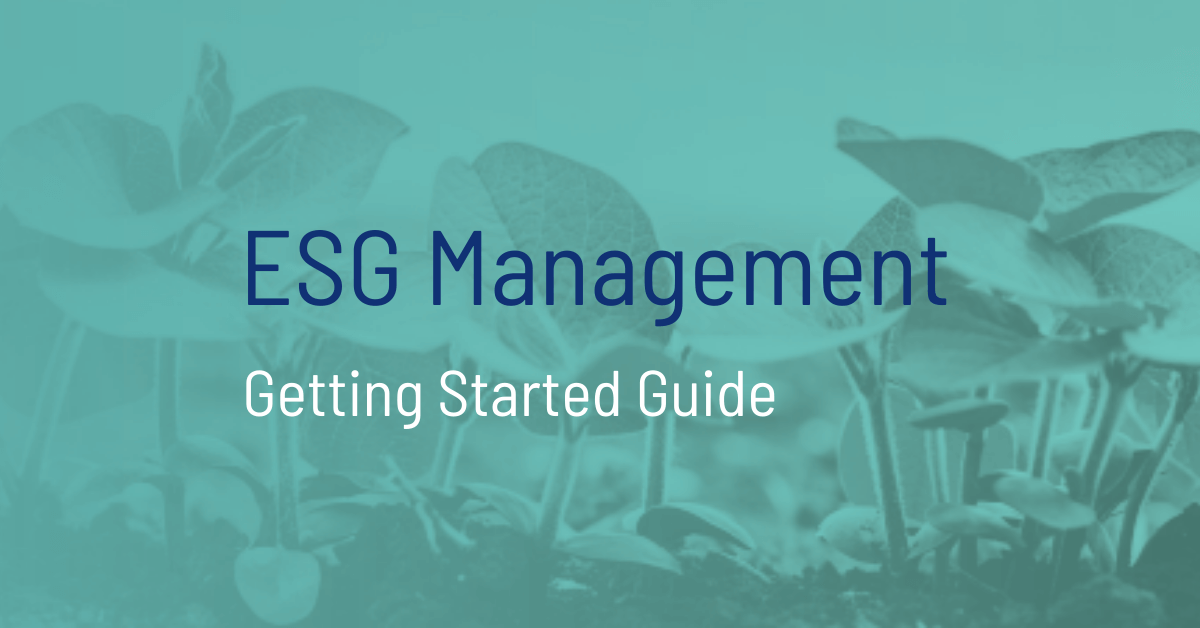 ESG Getting Started Guide