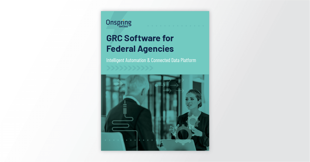 Onspring GovCloud GRC Suite for Federal Agencies
