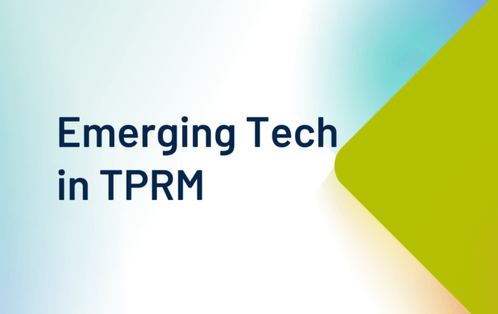 Emerging Tech in TPRM SecurityScorecard