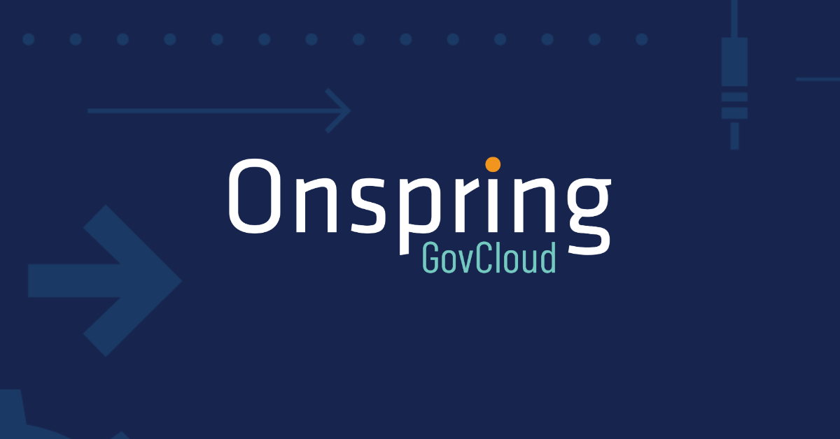 Onspring GovCloud GRC for Federal Featured