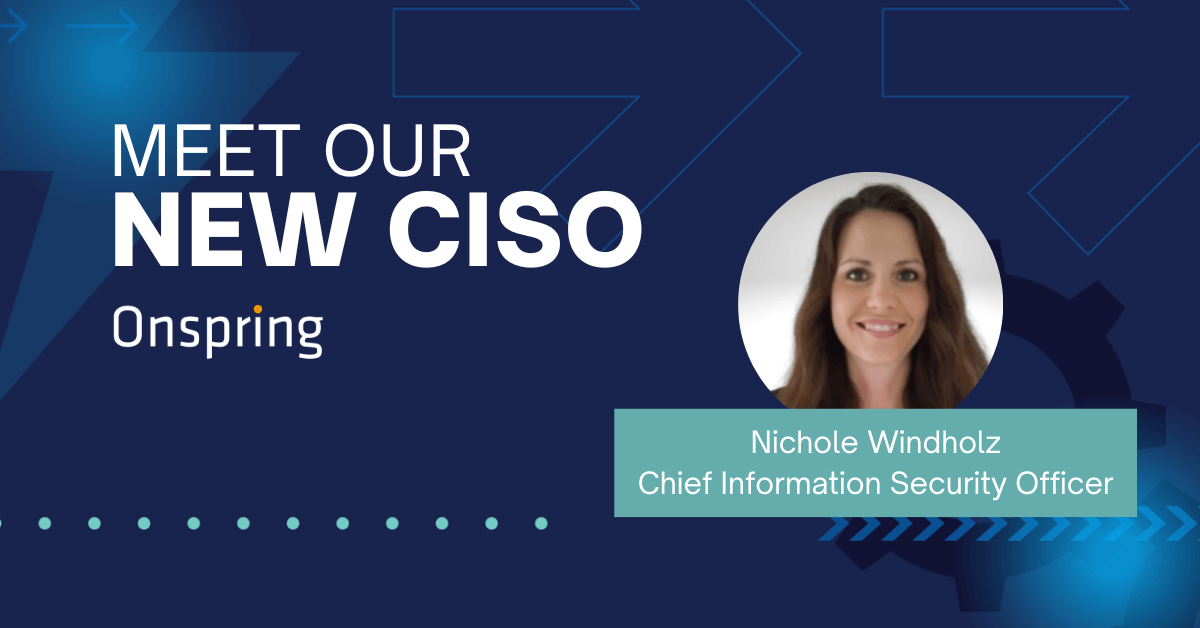 Onspring New CISO Nichole Windholz