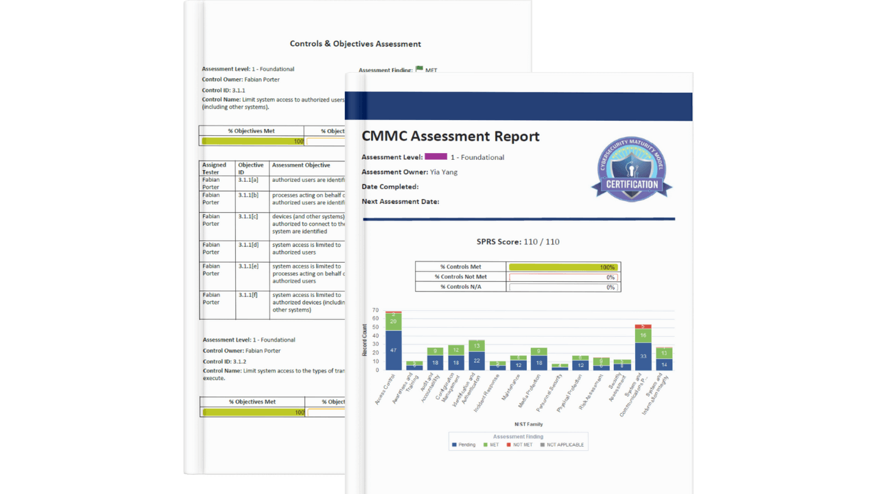 CMMC Results Report