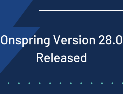 Onspring Expands Administrative Flexibility in Version 28.0 Platform Release
