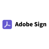 A purple icon with a white Adobe Acrobat logo appears next to the word “PDF” in black text on a transparent background, highlighting seamless Integrations.