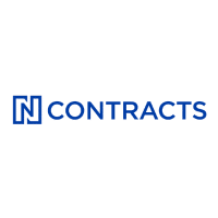 Blue N logo followed by the word CONTRACTS in bold blue uppercase letters on a white background, representing seamless integrations for your business needs.